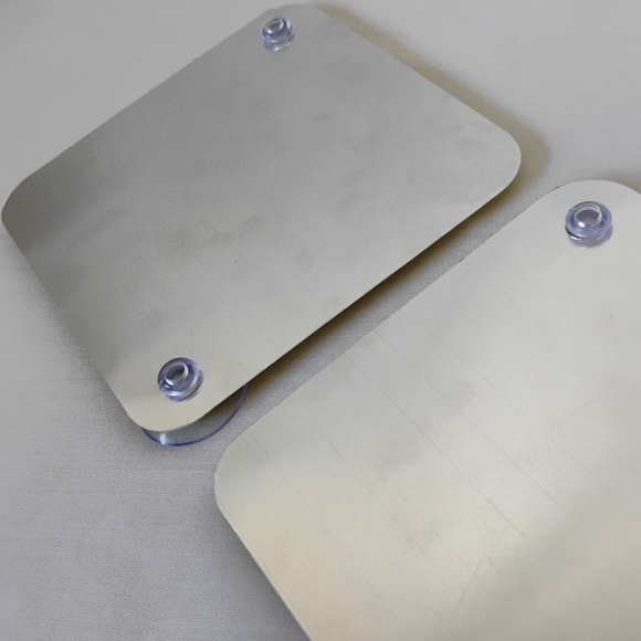 2PCS "BABY UP IN THIS B" Baby On Board Metal Driving Safety Warning Car Signs - Picture 9 of 14